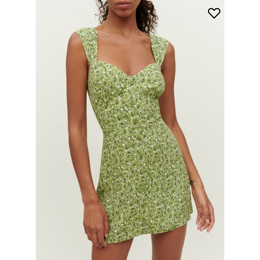 NWT Reformation Lorelei Dress in Samantha (Green Floral)